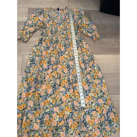 Isabella Oliver Floral Maxi Dress - Yellow and Pink - Picture 3 of 9